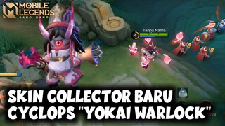 REVIEW SKIN CYCLOPS COLLECTOR "YOKAI WARLOCK" | MOBILE LEGENDS BANG BANG