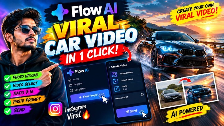 Viral Car Driving Reel Tutorial