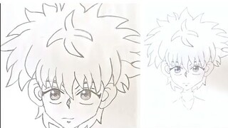 Comment dessiner kirua | Hunter x Hunter | , kirua dessin facile