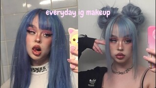 everyday pinky blushy instagram makeup ♡