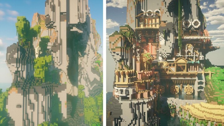 I’ve transformed an entire mountain into a mechanical city!