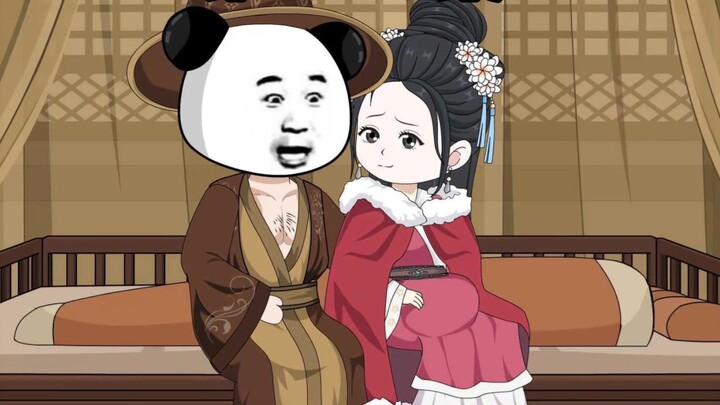 Wu Song looked at the baby in his sister-in-law's belly and was so happy that he couldn't stop smili