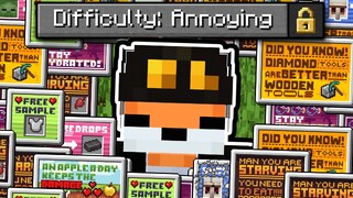 So I made an "Annoying" Difficulty in Minecraft...