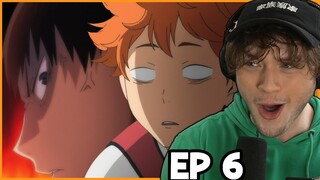 HINATA HITS KAGEYAMA IN THE BACK OF THE HEAD... || Haikyu Episode 6