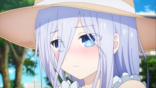 "When being praised for being cute, Mio's mother was shy for a second..."