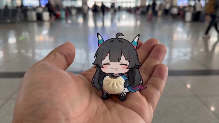 Taking Little Silly Dragon out to play