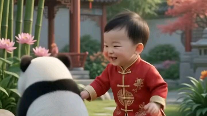 funny moment with panda