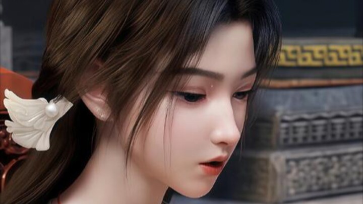 ผมว่าสิ่งที่เจ๋งที่สุดของซ่งอวี่คือเครื่องประดับสีขาวสองข้างผม