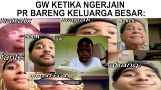 Ngerjain PR Bareng Keluarga Besar...