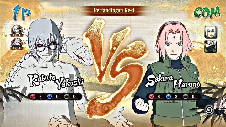 KABUTO MODE SENIN vs SAKURA HARUNO ☠️