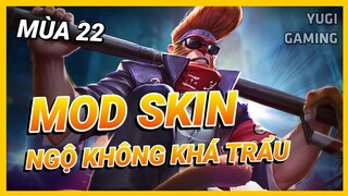 Mod Skin Ngộ Không Ngộ Khá Trẩu Mới Nhất Mùa 22 Có Hiệu Ứng Không Lỗi Mạng | Yugi Gaming