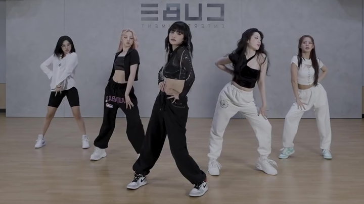 (G)I-DLE-TOMBOY 练习室完整版镜面视频教学扒舞翻跳投屏自用 4K超清60帧放大版