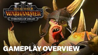 Total War: WARHAMMER III Throne of Decay Tamurkhan, The Maggot Lord Gameplay Showcase