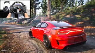 Dodge Charger Hellcat Widebody 2021 | GTA 5 | Logitech g29 gameplay
