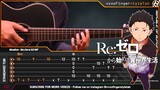 Realize - Re:Zero S2 OP - Fingerstyle Guitar Cover (TABS Tutorial) 「Re:ゼロ S2 OPテーマ」