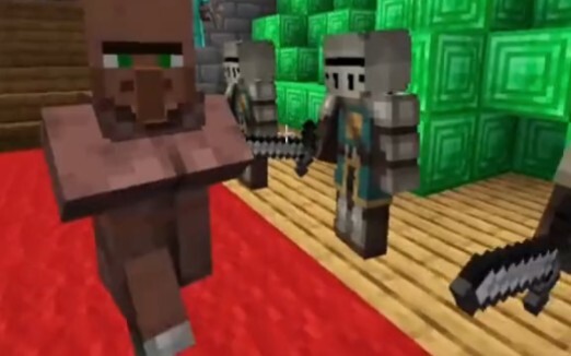 Minecraft: Hunted in the Villager Kingdom—Run for your lives!