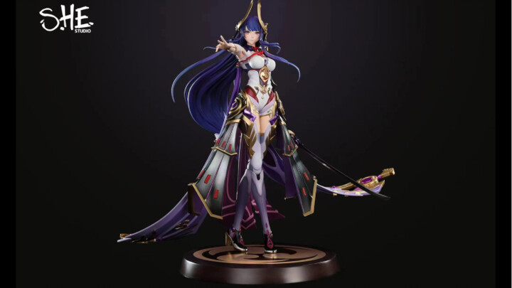 "Only eternity can make everything stop" Genshin Impact Raiden General statue new model announced