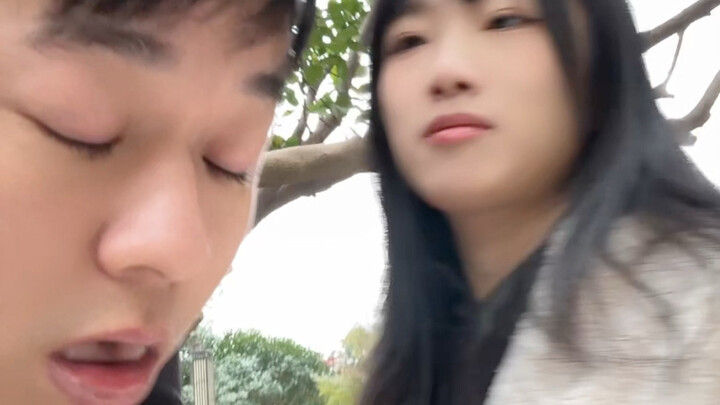 Build a swing for her to play on.