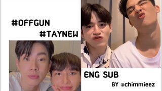 [ENG SUB] #OffGun #TayNew IG LIVE