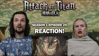 Attack on Titan S01E25 'Wall: Assault on Stohess, Part 3' - Reaction & Review!