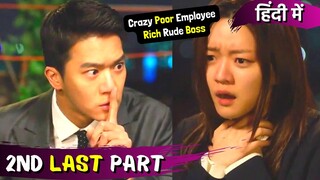 Part-9 | Rich💲 Rude Boss💕Crazy Poor Employee😍 Hate to Love 💕| Korean Drama Explained in Hindi