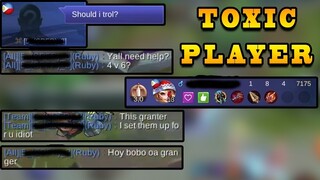 TOXIC BOBO TEAMMATE | Mobile Legends