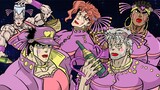 [AMV]When all roles in <Stardust Crusaders> dress up as women