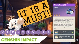 NRE (Menu 30) Why Nutrition, Ready-to-Eat is a Must! | Genshin Impact
