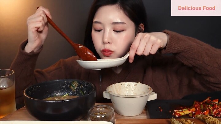 Món Hàn : Thưởng thức canh cá chạch, cá chạch chiên 6 #mukbang