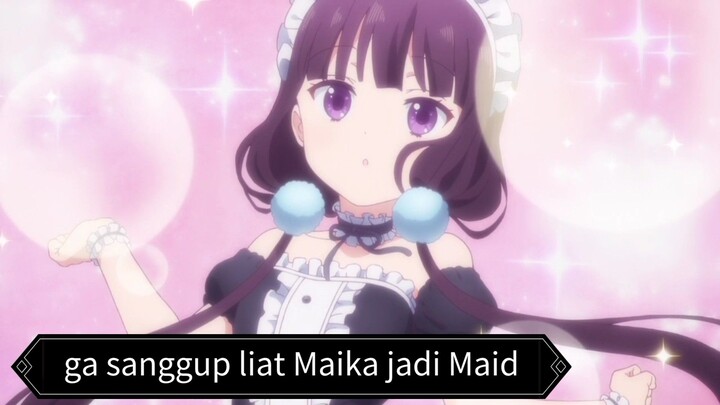 #KompetisiKreasiUnggahan6, Maika tertarik ama pakaian Maid karena budaya asing