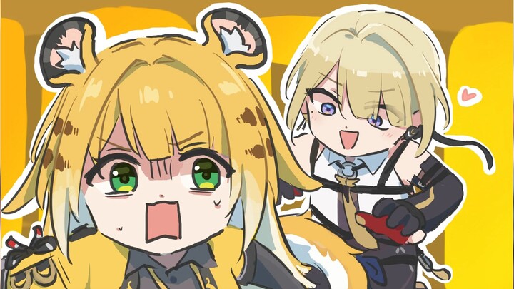 【Weak-Hearted True Lord】Evelyn: Come, let me see!! Ju Fu Fu: Don’t come over here!!!