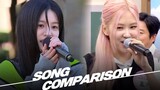 [Knowing Bros] Do They Have Similar Voices? BLACKPINK ROSE vs ILLIT MINJU Song Comparison ❤️‍🔥