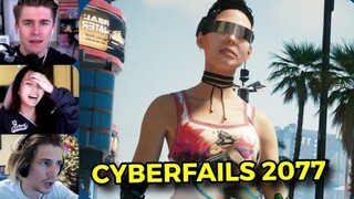 Cyberpunk 2077 Best Twitch Streamers Funny Moments | Cyberpunk 2077 bugs