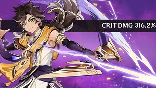 300% Crit Damage Sethos | Genshin Impact