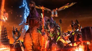 [Official joint melee] EVA Godzilla VS King Ghidorah!