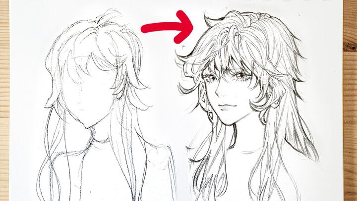 Drawing Tutorial: The Hair (Not for Starters)!