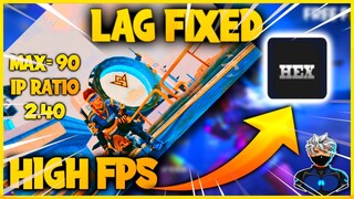 Free Fire Hex Editor Fix Lag 1.60.2 High Fps  New Code Max 90 IP Ratio 2.40 Free Fire lag Fix