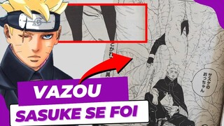 BOMBA‼️ SASUKE VIROU ÁRVORE… Vazamentos de BORUTO TWO BLUE VORTEX cap 4