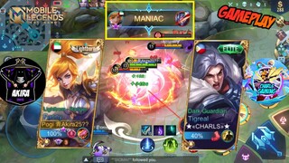 Fanny Gameplay: Duo With Charls Gaming Auto Maniac?! MOBILE LEGENDS BANG BANG!!