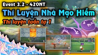 420NT - Event Thí Luyện Nhà Mạo Hiểm - Tuần tự 1 | Event 3.2 Genshin Impact