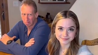 Dad rates his son's girlfriend's English accent