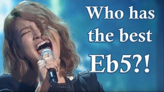 มาตรฐาน 28 นักร้องป๊อปหญิงระดับโลก [Eb5] การแข่งขัน Treble