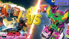 Metal Cardbot 8 Robot VS Buffalo Crush
