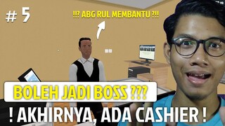 AKHIRNYA, CASHIER PERTAMA !! - Supermarket Simulator #5