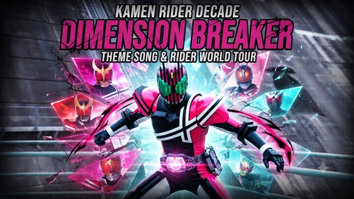 Kamen Rider Decade Theme Song | Dimension Breaker 🃏⚡🔥