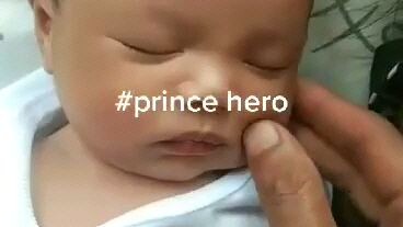my 1week old son