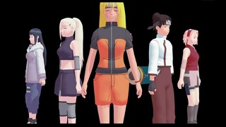 Carry Me off【NARUTO MMD】HINATA*INO*TENTEN*SAKURA*NARUKO