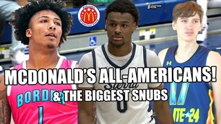 2023 MCDONALD'S ALL-AMERICANS!! Bronny James, Jared McCain and NO MIKEY?!
