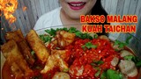 ASMR BAKSO MALANG KUAH TAICHAN SEGER PEDAS NAGIH  | ASMR MUKBANG INDONESIA | EATING SOUNDS