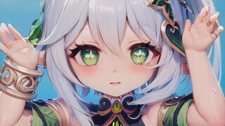 【AI动画】小草神可爱摇❤️